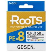 ゴーセン　ROOTS（ルーツ）PE×8　150ｍ　0.6号　マルチカラー（5色分け） | フィッシングアミューズヤフー店