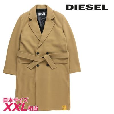 DIESEL ロング　チェスターコート ウエストベルト付き　カシミア混 Dream garden コート チェスターコート ウエストベルトロング
