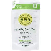 【3個】ミヨシ石鹸 無添加 せっけんシャンプー リフィル 300ml【3個】 | online-2ツィーディア