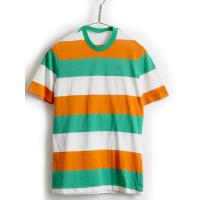 70's ビンテージ ☆ Chesterfield ワイド ボーダー 半袖 Tシャツ 70's ビンテージ ☆ Chesterfield ワイド ボーダー 半袖 Tシャツ
