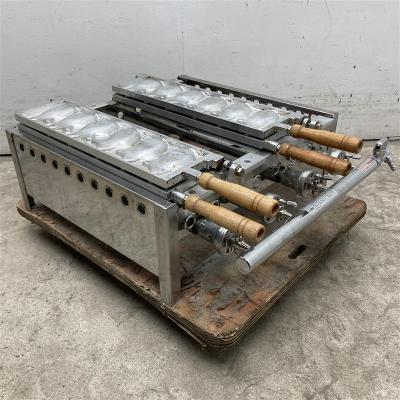 ☆値下げしました☆ガス【くり型】たい焼き機・中古・美品 オーダー】オリジナルたい焼き機 特注業務用たい焼き製造（同型2連式
