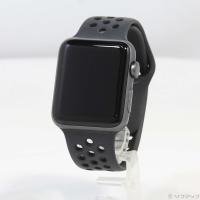 〔中古〕Apple(アップル) Apple Watch Series 3 Nike+ GPS 42mm スペースグレイアルミニウムケース アンスラサイト／ブラックNikeスポーツバンド〔297-ud〕 | ソフマップ中古専門ヤフー店