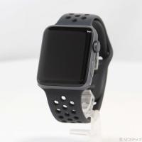 〔中古〕Apple(アップル) Apple Watch Series 3 Nike+ GPS 42mm スペースグレイアルミニウムケース アンスラサイト／ブラックNikeスポーツバンド〔198-ud〕 | ソフマップ中古専門ヤフー店