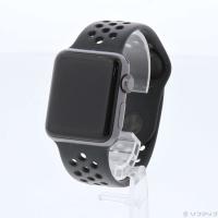 〔中古〕Apple(アップル) Apple Watch Series 3 Nike+ GPS 38mm スペースグレイアルミニウムケース アンスラサイト／ブラックNikeスポーツバンド〔198-ud〕 | ソフマップ中古専門ヤフー店