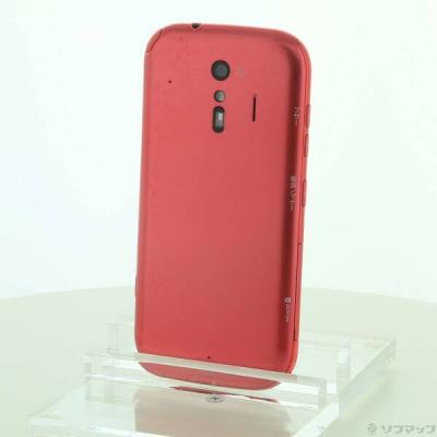 美品 富士通 docomo らくらくスマートフォンF-42A 赤 本体のみ ドコモ「らくらくスマホ F-42A」購入者対象のプレゼント