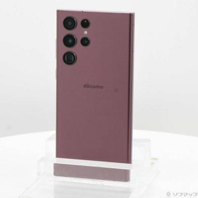 中古〕SAMSUNG(サムスン) Galaxy S22 Ultra 256GB バーガンディ SC-52C