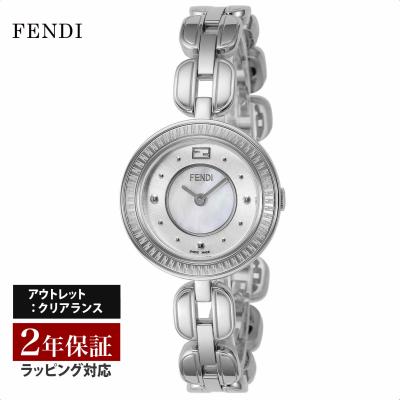 フェンディの時計*\(^o^)/* FENDI】フェンディ 210L ステンレススチール×レザー 茶 クオーツ