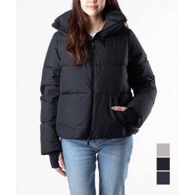 HERNO ヘルノ レディース ラミナー ブラックダウンコート　42 HERNO ヘルノ ダウンコート LAMINAR GORE-TEX 大きいサイズあり