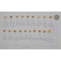 通販限定】【新】ギベオン隕石 数珠玉 24金メッキ 1個 Gibeon