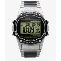 TW2U31100 TIMEX タイメックス アトランティス100 シルバー デジタル メンズ 腕時計 国内正規品 | ネットDE腕時計わっしょい村