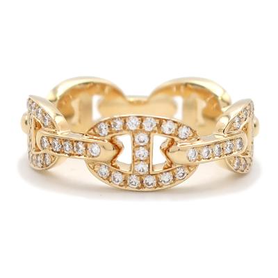 【半額セール】エルメス♡HERMES指輪 リング　シェーヌ・ダンクル・アンシェネ 半額セール】エルメス♡HERMES指輪 リング シェーヌ・ダンクル