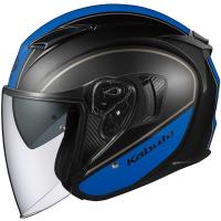 即納可能　送料無料　(OGK KABUTO)バイクヘルメット ジェット EXCEED DELIE(デリエ) フラットブラックブルー (サイズ:XL) 577155 JAN 4966094577155 | バイクパーツRGM