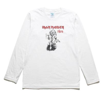 IRON MAIDEN 長袖・ロングスリーブTシャツ Lサイズ 新品・未着用 アイアンメイデン IRON MAIDEN 黒 長袖 Tシャツ ロンT バンド