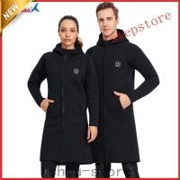 ウェットスーツ 男女兼用 3mm フード付き コート サーフィン フルスーツ バックジップ ネオプレーン ダイビング マリンスポーツ