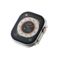 【2個セット】エレコム AW-22CFCGCR アップルウォッチ カバー Apple Watch Ultra 49mm フルカバー ケース 表面硬度10H 全面保護 側面 側面光沢 クリア | ウルマックスジャパン