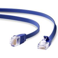 【送料無料】 エレコム LD-GFA/BM15 LANケーブル CAT6A フラット 15m ブルーメタリック | ウルマックスジャパン