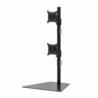 サンワサプライ CR-LA1506BK 液晶モニタスタンド(上下2面) ファニチャ デスク周辺ファニチャ SANWA SUPPLY | ウルマックスジャパン