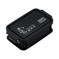 【3個セット】 OSK 弁当箱 スヌーピー ブラック コンテナランチボックス 仕切付 日本製 CNT-600 | ウルマックスジャパン
