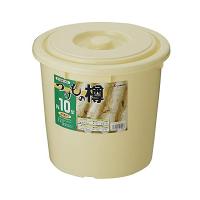 リス 漬物樽 丸型 押ぶた付き アイボリー 10L つけもの樽 NI10型 日本製 衛生試験合格品 | ウルマックスジャパン