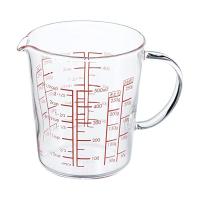 HARIO ハリオ 日本製 耐熱ガラス製 メジャーカップワイド 500ml MJCW-50-R-BK メジャーカップ ワイド クリア | ウルマックスジャパン