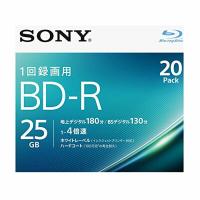 SONY 20BNR1VJPS4 録画用BD-R Blu-rayDisc 追記型 ( 1回録画用 ) 標準130分 ( 25GB・片面1層 ) 1-4倍速記録対応 5mmスリムケース入20枚パック | ウルマックスジャパン