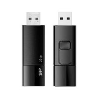 SiliconPower SP032GBUF3B05V1K USB3.0 スライド式 フラッシュメモリ 32GB ブラック | ウルマックスジャパン