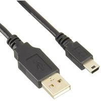 U2C-M05BK ＥＬＥＣＯＭ USB2.0ケーブル A-miniBタイプ/0.5m(ブラック) | ウルマックスジャパン