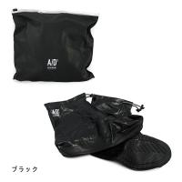 A/D2 シューズレインカバークリア/ブラック 靴カバー : ウルトラ