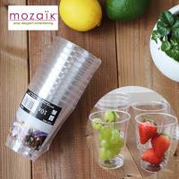 Mozaik モザイク クリアタンブラー 10個セット 容量230ｍｌプラスティック カップ　コップ　デザートカップ | ウルトラミックス ヤフー店