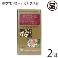 春ウコン粒＋アガリクス茸 1300粒（約60日分）×2個 沖縄 健康 | 旨いもんハンター