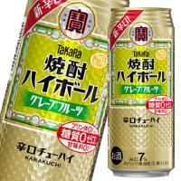 宝酒造 タカラ焼酎ハイボール グレープフルーツ500ml缶×2ケース（全48本） 送料無料 | 近江うまいもん屋