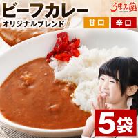 カレー 200g×5 セット 甘口 辛口 選べる ビーフカレー ご当地 レトルトカレー 食べ物 お取り寄せグルメ 送料無料 1000円 レトルト 食品 うま味 爆買 [メール便] | うまみ堂