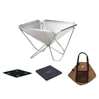 スノーピーク(snow peak) 焚火台Lスターターセット SET-112S ステンレス | うみねこ工房