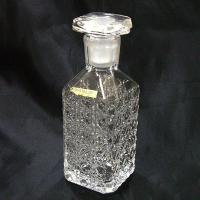【液だれしない】昭和レトロなクリスタルガラス製の醤油さし 篭目 在庫のみ 