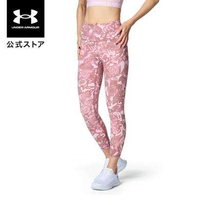 アンダーアーマー ピンク！レギンス新品 UNDER ARMOUR アンダーアーマー UAモーション プリント アンクル