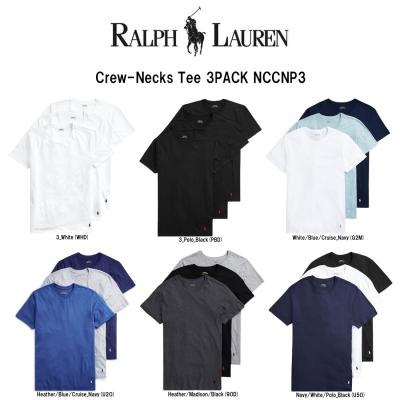 ポロ ラルフローレン POLO Ralph Lauren Tシャツ クラシックフィット 半袖 3枚組 セット アソート インナー 肌着 下着 NCCNP3 U5O メンズ POLO RALPH LAUREN（ポロ・ラルフローレン） POLO RALPH LAUREN(ポロ