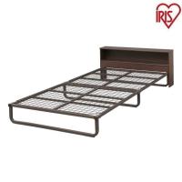 ベッド フレームベッド ヘッドボード付 ベッドフレーム フレームのみ 収納スペース  FMB-SB ブラウン アイリスオーヤマ | ゆにでのこづち Yahoo!店