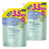 2個セット メリット シャンプー詰替え大容量1200ml   花王 (D) | ゆにでのこづち Yahoo!店