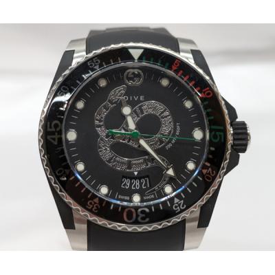 GUCCI】YA136.3 ダイブスネーク41mm☆A品☆質屋 ユニオン本通店 グッチ