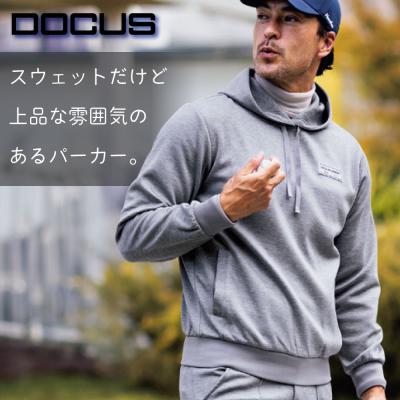 27500円の品　DOCUS DESIGN スウェットフーディSサイズ　ネイビー DOCUS ドゥーカス ゴルフウェア パーカー CP Hoodie 秋 冬
