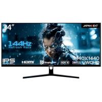 JAPANNEXT 34インチIPSパネル ウルトラワイド(UWQHD)ゲーミングモニター 144Hz対応 JN-IPS34144UWQHDR | unli-mall