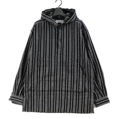 ★美品★ササフラス/sassafras★ベールウォール ジャケット M 黒 SASSAFRAS Digs Crew Coat British Twill | kado〔カド オノミチ〕