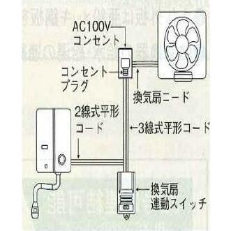 ガス給湯器 換気扇連動スイッチのおすすめ人気商品一覧 通販 - Yahoo