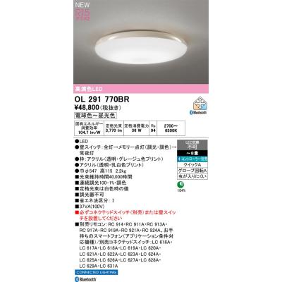 オーデリック ol291（シーリングライト、天井照明）｜照明、電球