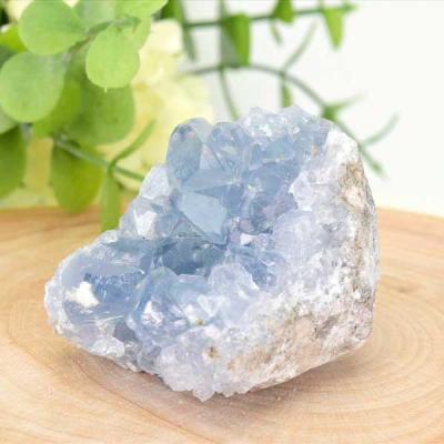 【ゲリラ10％OFF】 セレスタイト クラスター 天然石 クリスタル 置物 三角フォルムの天青石 Celestite セレスタイト クラスター 鉱物