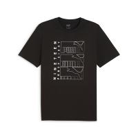 ◆◆送料無料 メール便発送 ＜プーマ＞ PUMA GRAPHICS トリプルNO1ロゴ Tシャツ 681156 (01) | アップステアーズ