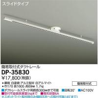 大光電機(DAIKO) DP-35829 照明部材 簡易取付式ダクトレール 1mタイプ 