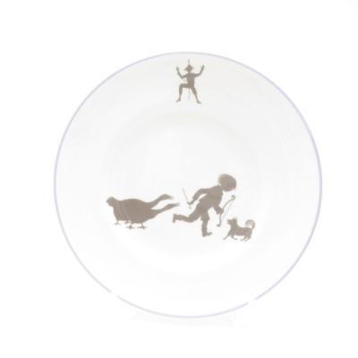 エルメス（Herms）（皿）八角プレート・犬シリーズ【ワイヤー