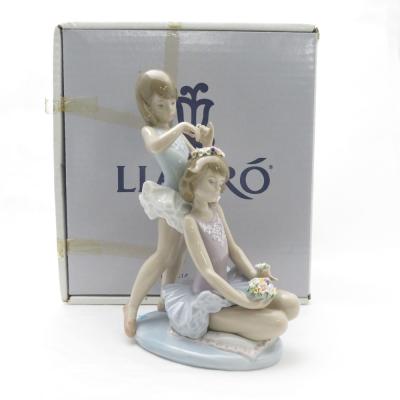 未使用 LLADRO リヤドロ 5714 『初めてのバレエ』 フィギュリン 置物 