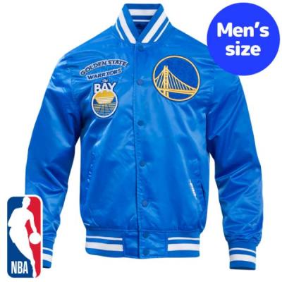 新品 ウォーリアーズ スタジャン Lサイズ NBA スタジャン